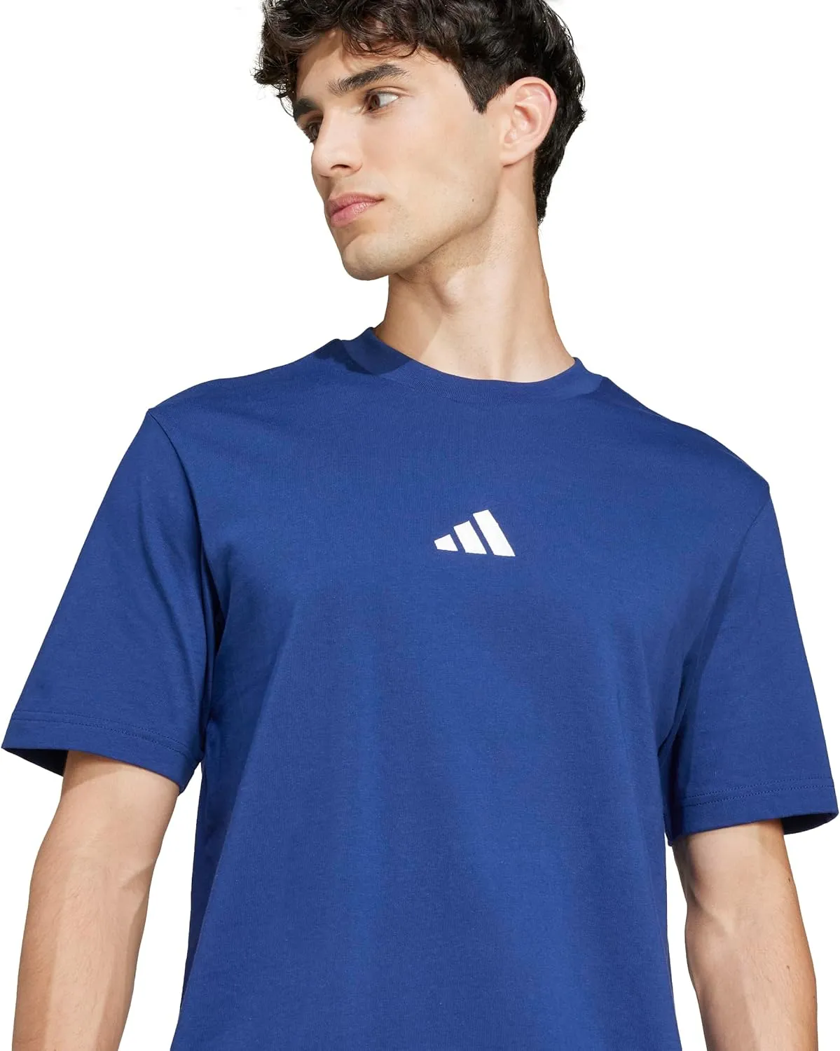 adidas Men's Essentials Small Logo Single Jersey T-Shirt