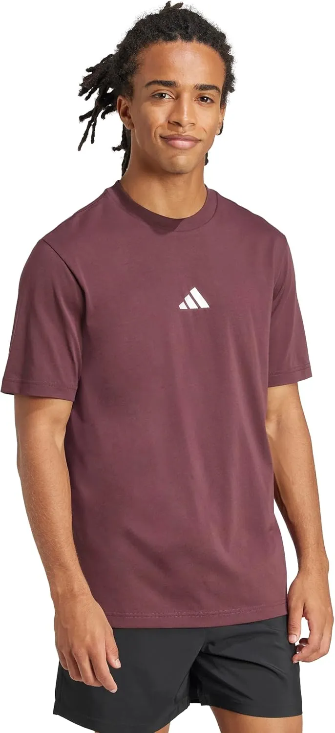 adidas Men's Essentials Small Logo Single Jersey T-Shirt