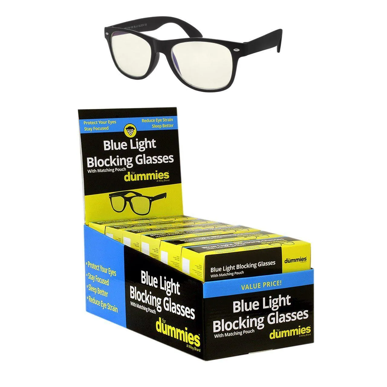 Blue Light Blocking Glasses For Adults - Pack of 18