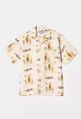 Carhartt WIP Black Jack S/S Shirt Black Jack, Wax