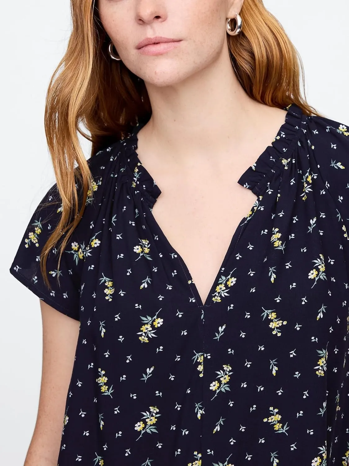 GAP Women's Splitneck Top