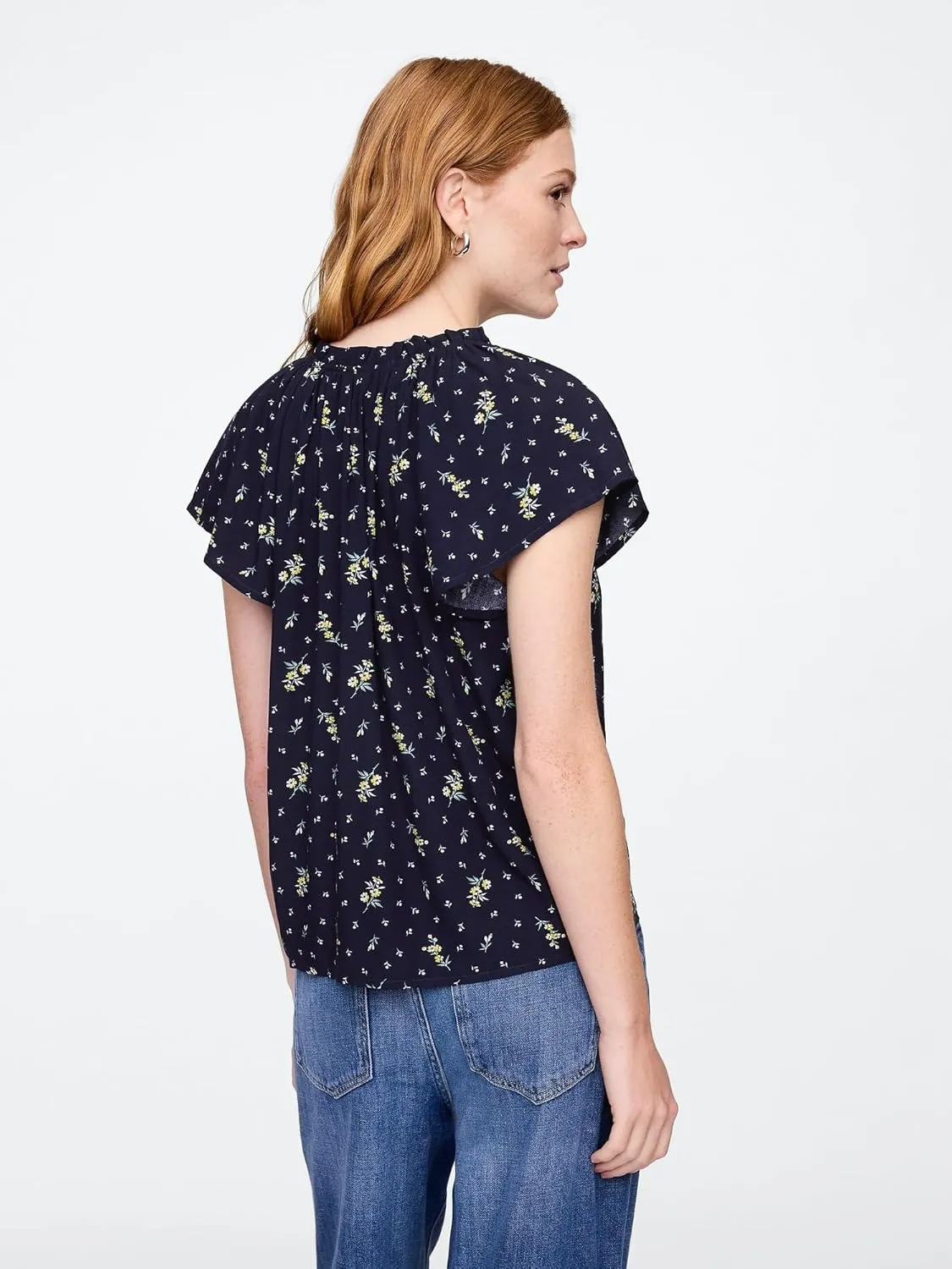 GAP Women's Splitneck Top