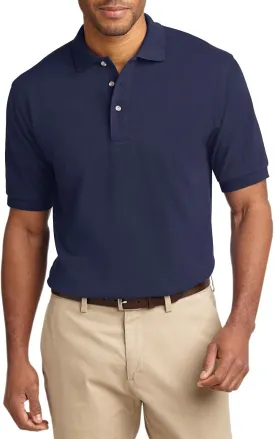 JustBlanks Men's Short Sleeves Heavyweight Cotton Pique Polo Shirt 100% Combed Cotton Jersey Heavyweight Polo Shirt for Men