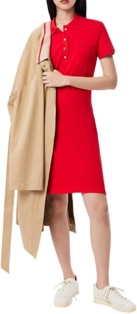 Lacoste Women's Stretch Cotton Piquolo Dress
