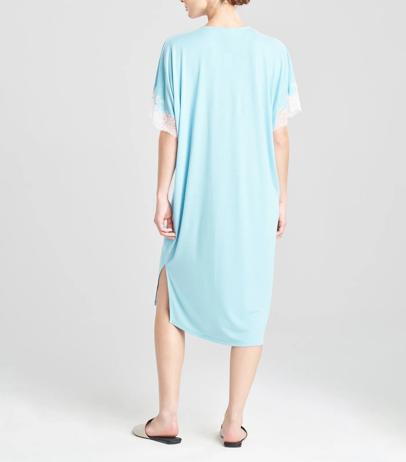 Luxe Shangri La Caftan Sea Glass