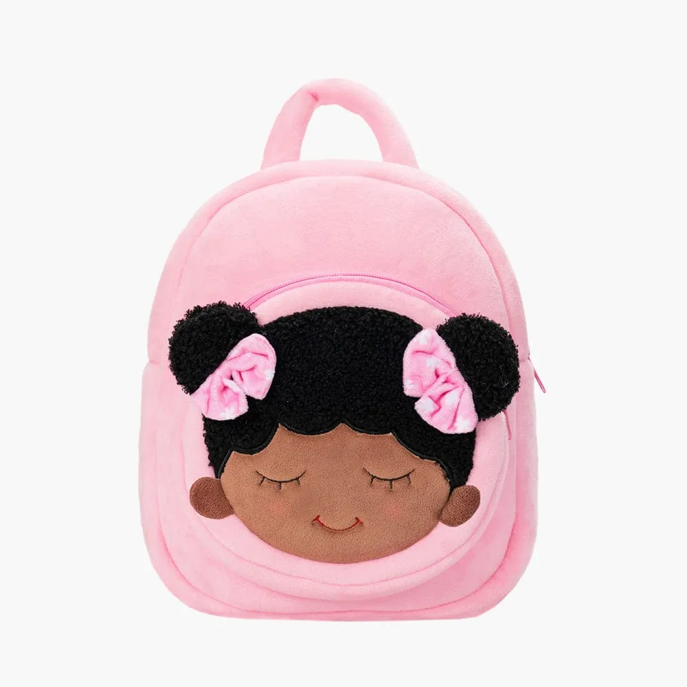 Personalized Deep Skin Tone Pink Dora Backpack
