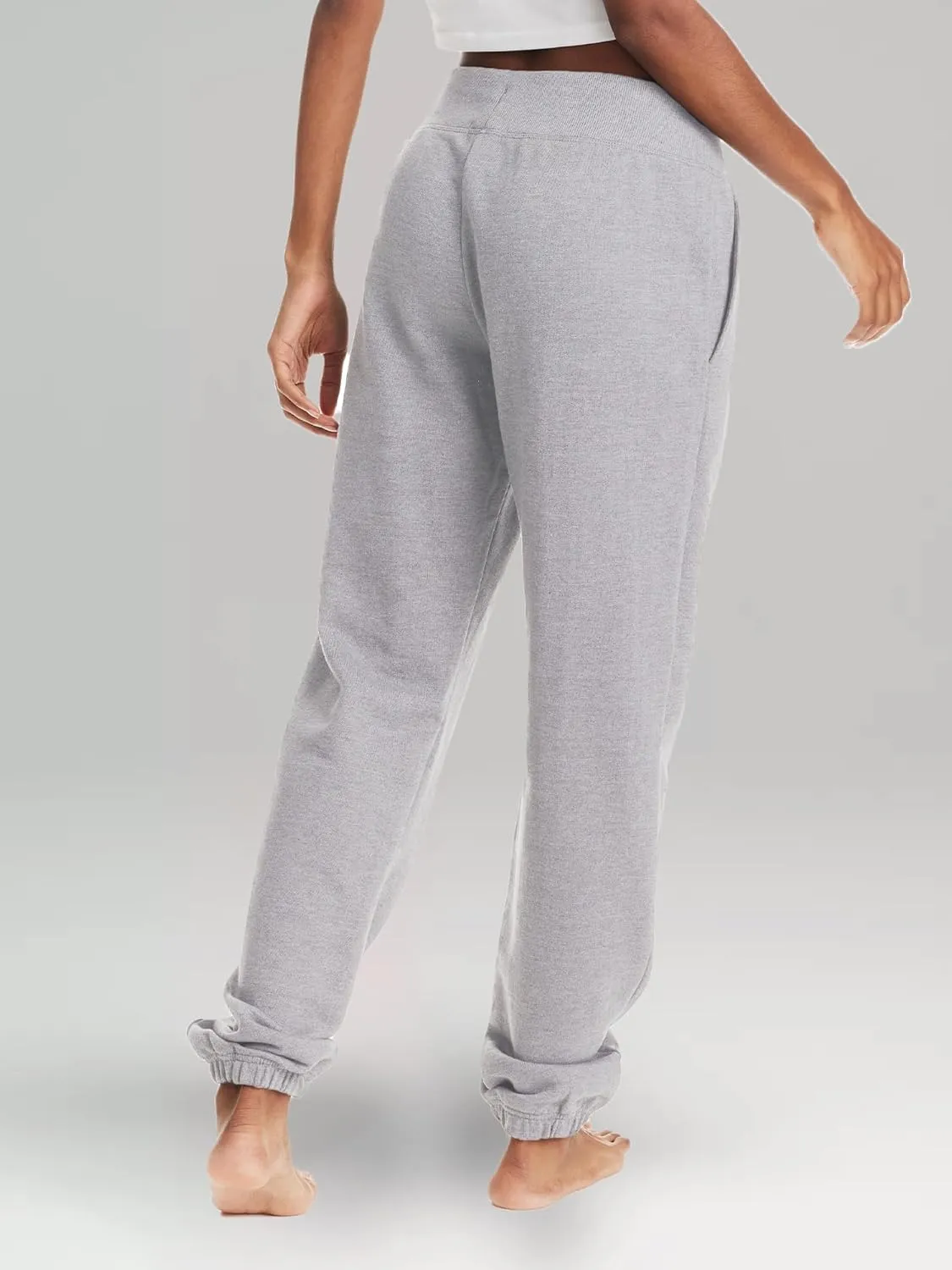 U.S. Polo Assn. Womens Sweatpants with Pockets, French Terry Womens Joggers or Wide Leg Sweats
